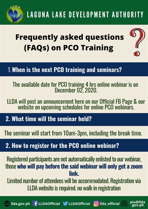 llda seminar|PCO Training and Seminars Announcement .